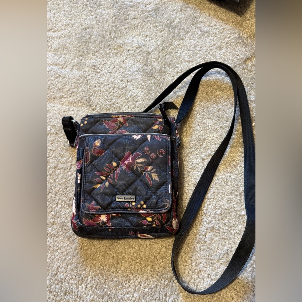 Vera Bradley Midnight Floral Crossbody Bag
